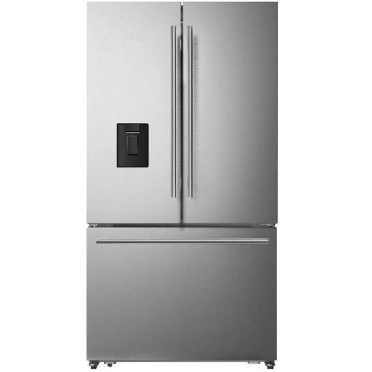 French Door Refrigerator Freezer with Water Dispenser – Stainless Steel