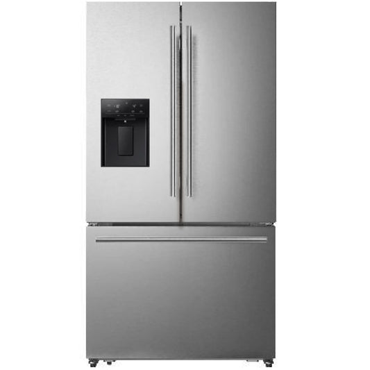 French Door Refrigerator Freezer with Ice & Water Dispenser – Stainless Steel