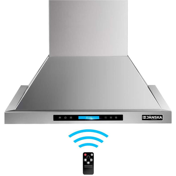 JANSKA 30 Inch Island Mount Range Hood 850 CFM