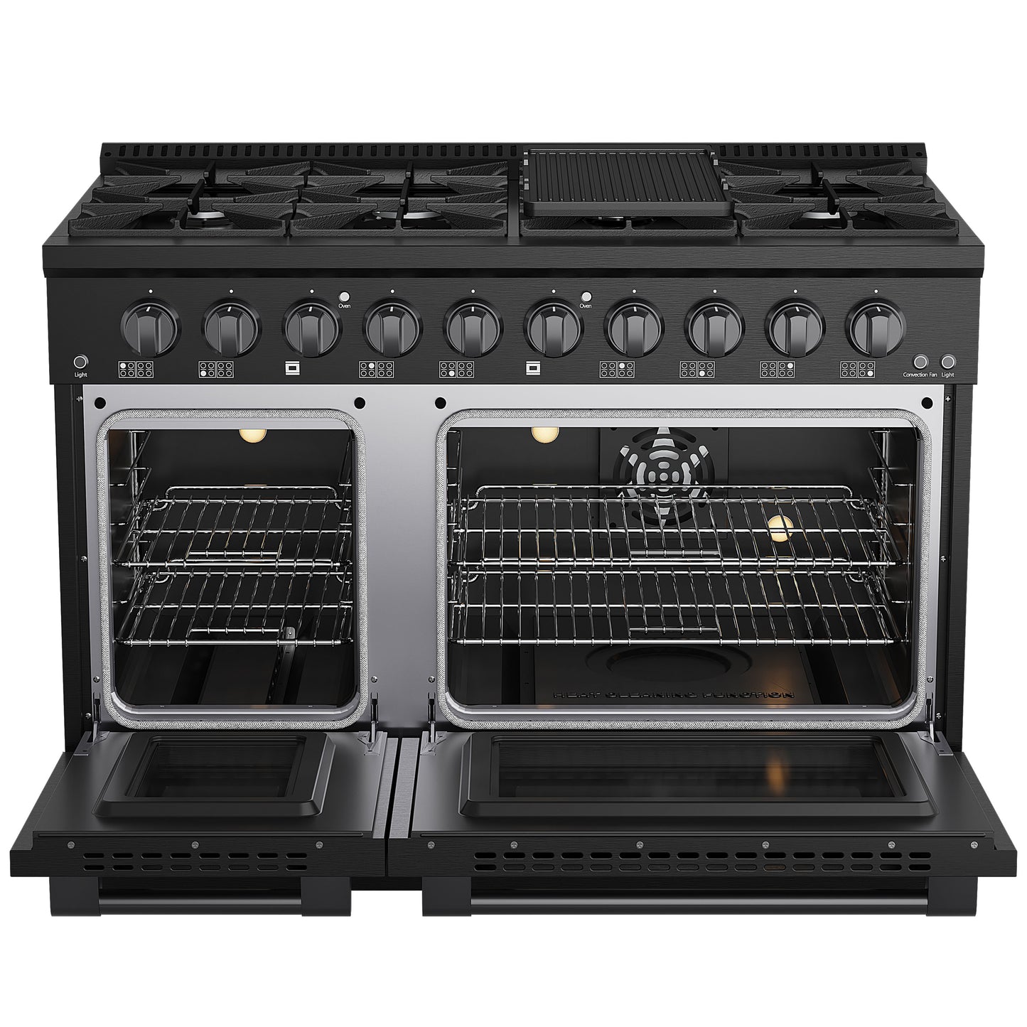 JANSKA 48 Inch Professional 8-Burner Gas Range