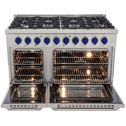 JANSKA 48 Inch 8-Burner LP Gas Range