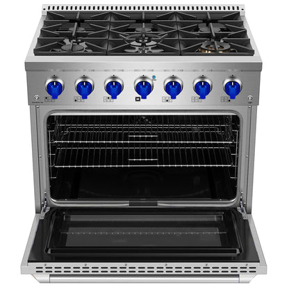 JANSKA 36 Inch 6-Burner LP Gas Range