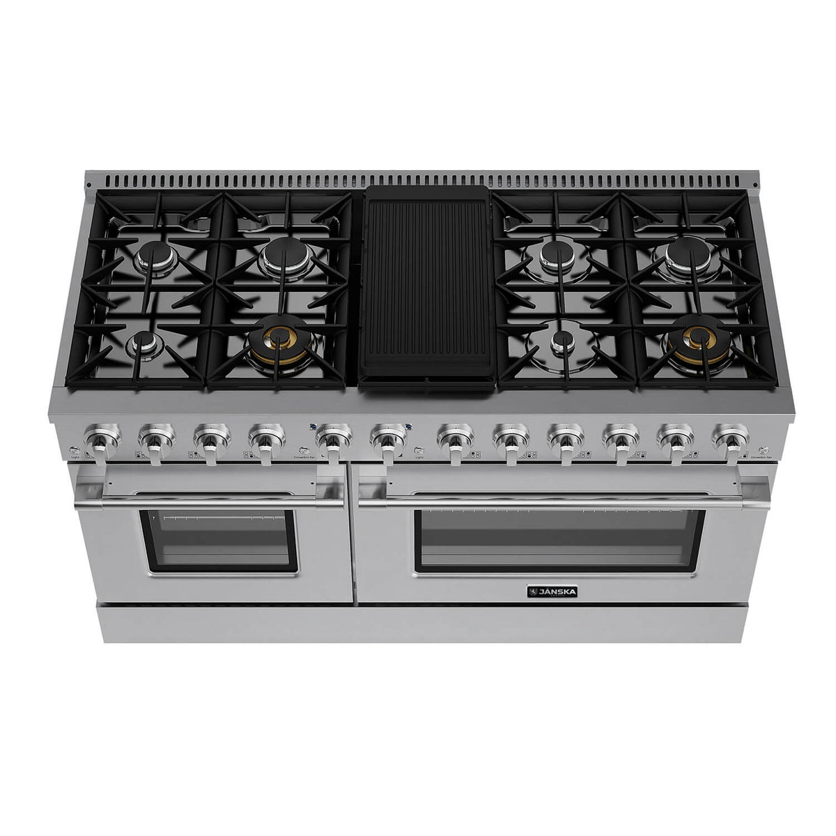 JANSKA 60 Inch Professional 10-Burner Gas Range