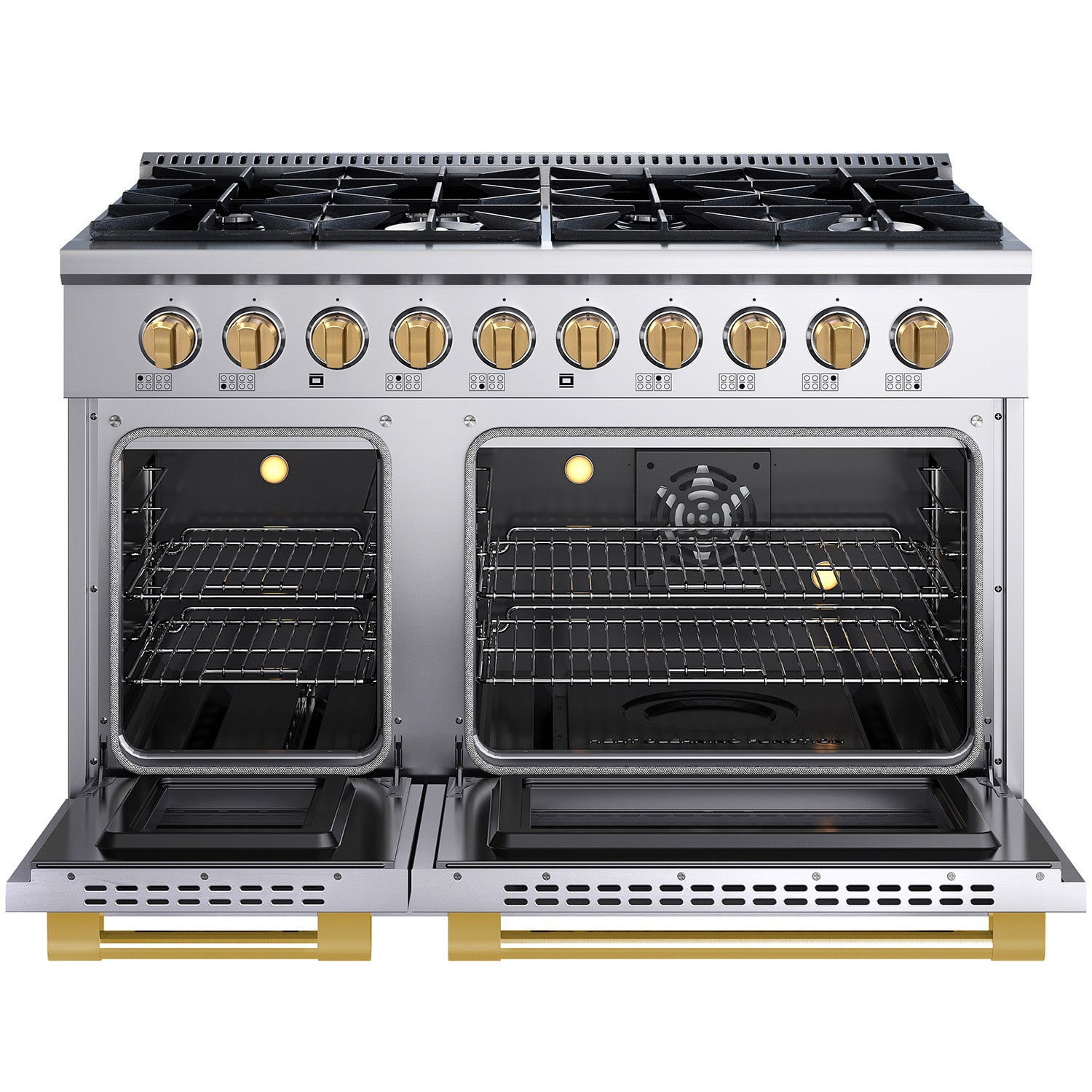 JANSKA 48 Inch Professional 8-Burner Dual Fuel Range – Janska