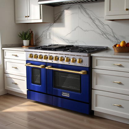 JANSKA 48 Inch Professional 8-Burner Gas Range
