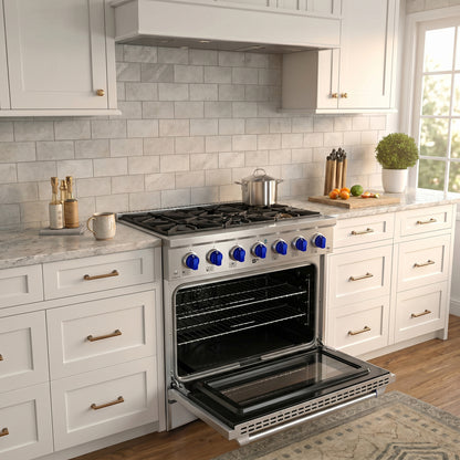 JANSKA 36 Inch 6-Burner LP Gas Range
