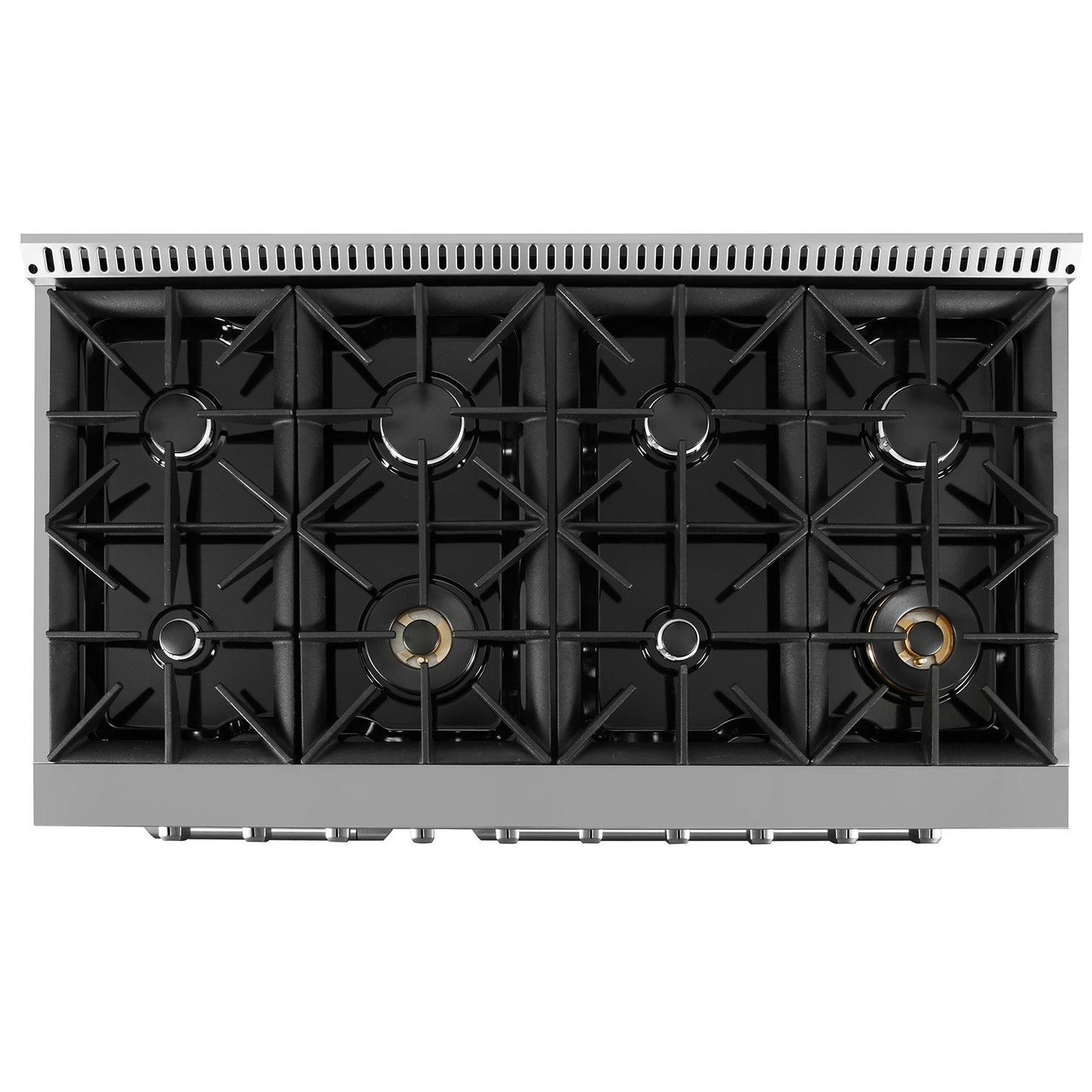 JANSKA 48 Inch Professional 8-Burner Dual Fuel Range