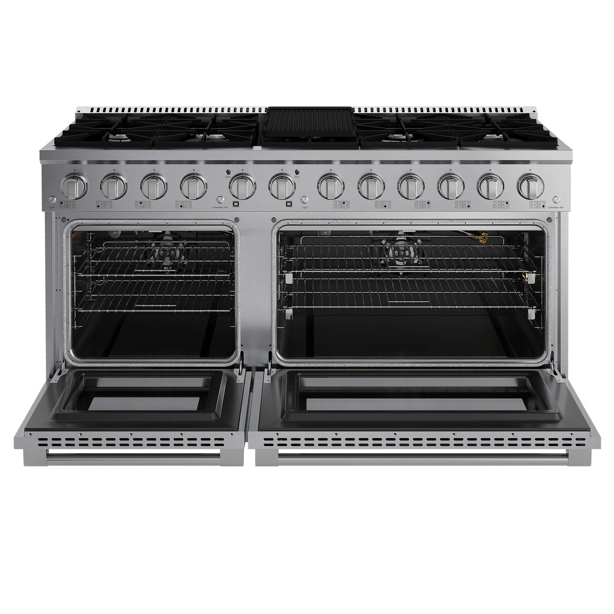 JANSKA 60 Inch Professional 10-Burner Gas Range