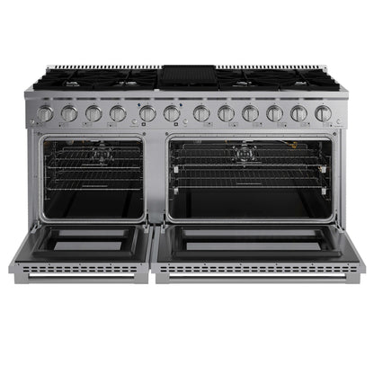 JANSKA 60 Inch Professional 10-Burner Gas Range