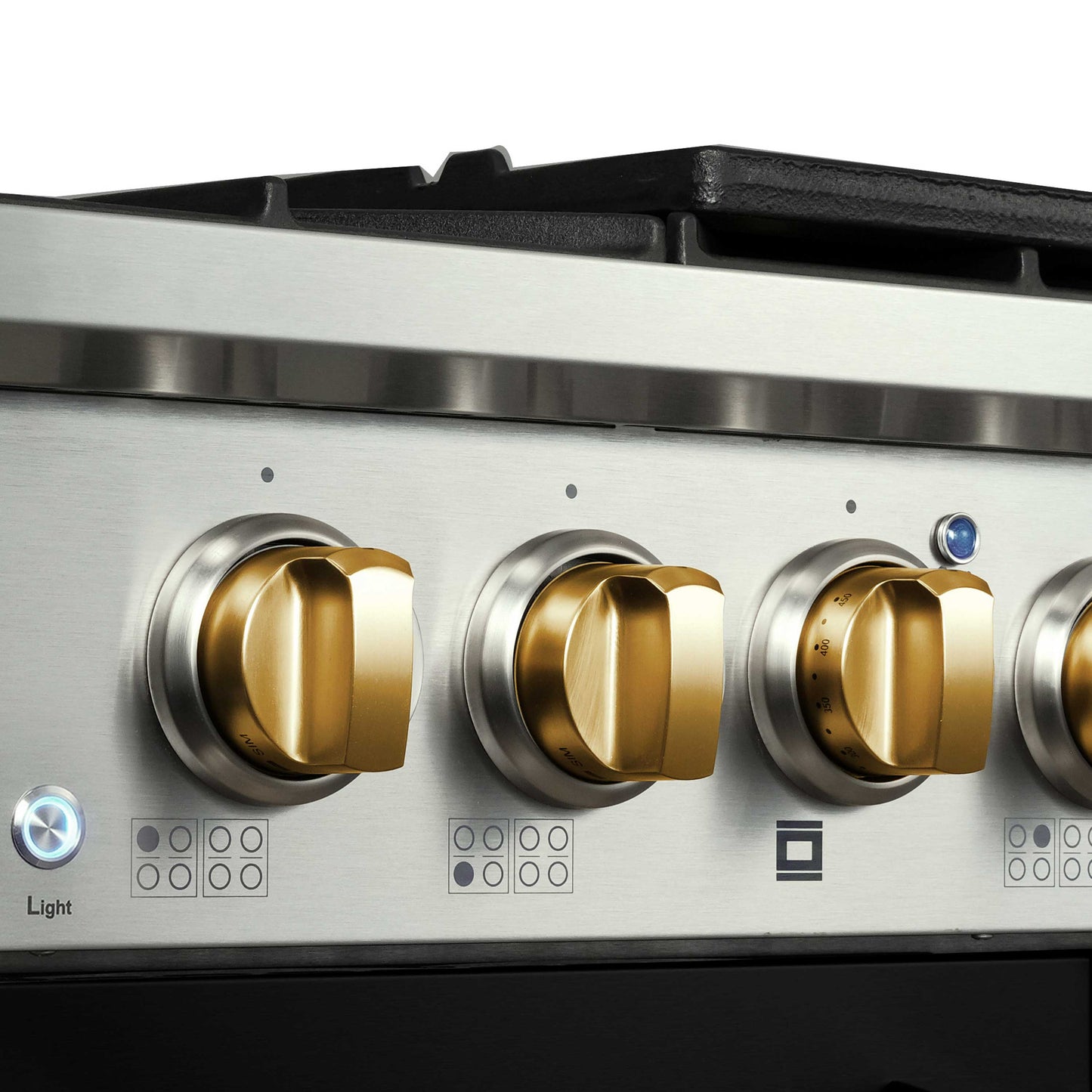 JANSKA 48 Inch Professional 8-Burner Dual Fuel Range