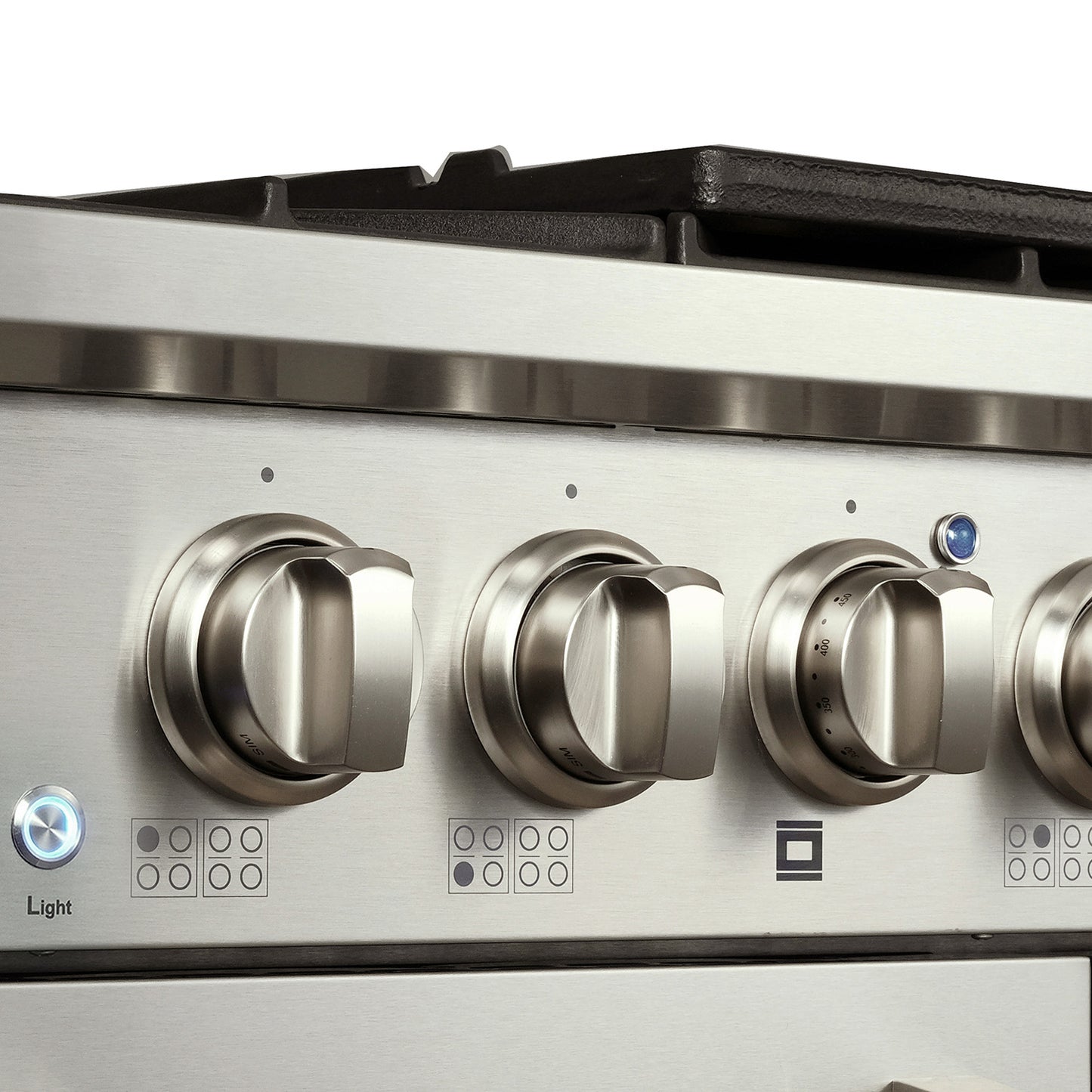 JANSKA 48 Inch Professional 8-Burner Dual Fuel Range