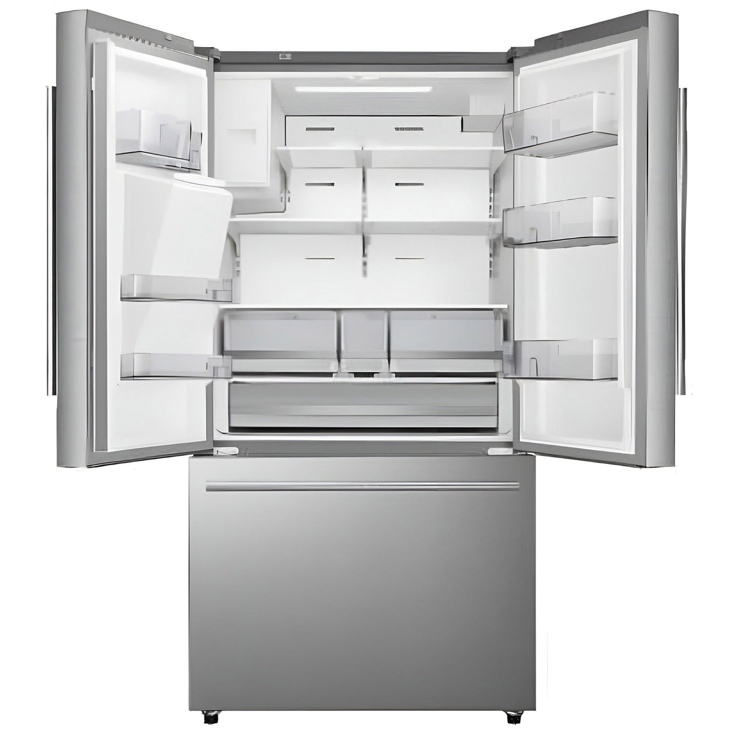 French Door Refrigerator Freezer with Ice & Water Dispenser – Stainless Steel