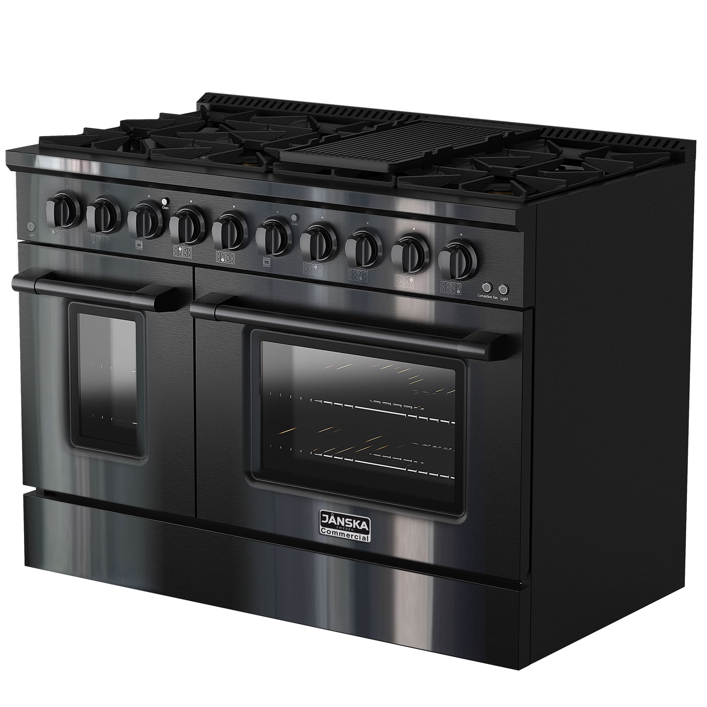 JANSKA 48 Inch Professional 8-Burner Gas Range