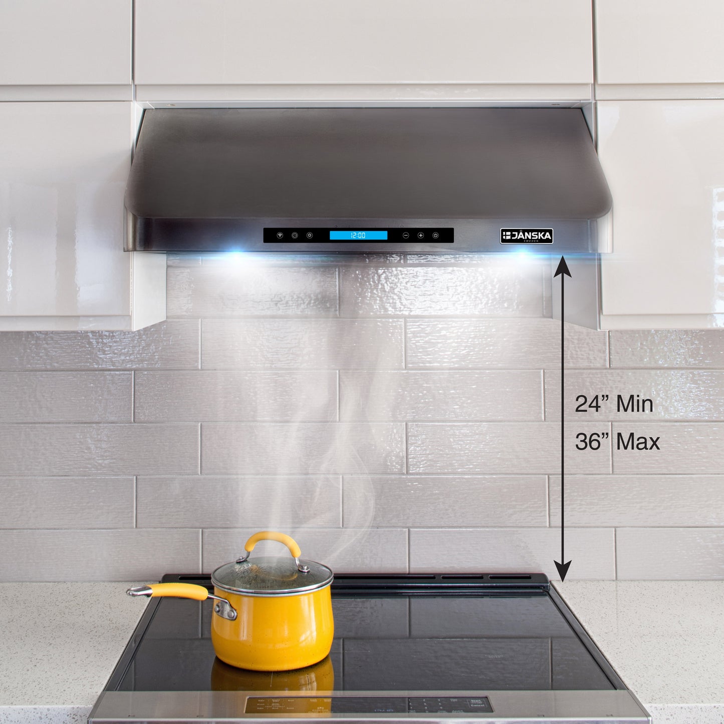 JANSKA 36 Inch Under-Cabinet Range Hood 900 CFM