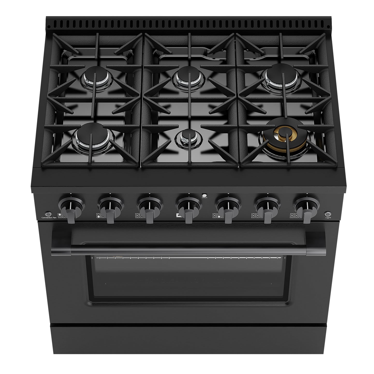JANSKA 36 Inch Professional 6-Burner Gas Range