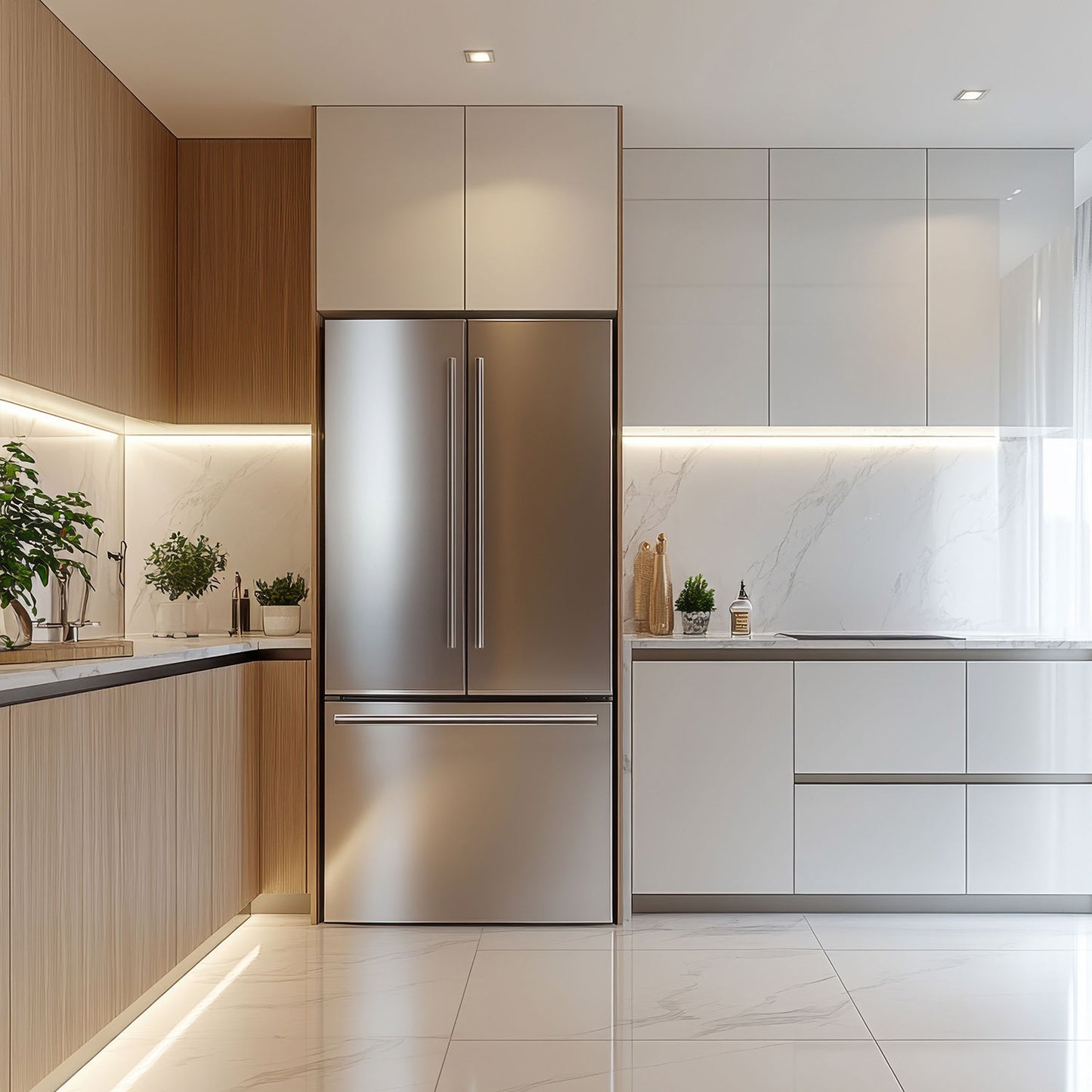 Slimline French Door Refrigerator – Stainless Steel