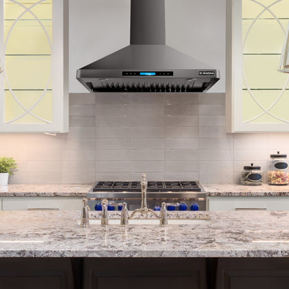 JANSKA 36 Inch Wall Mount Range Hood 870 CFM