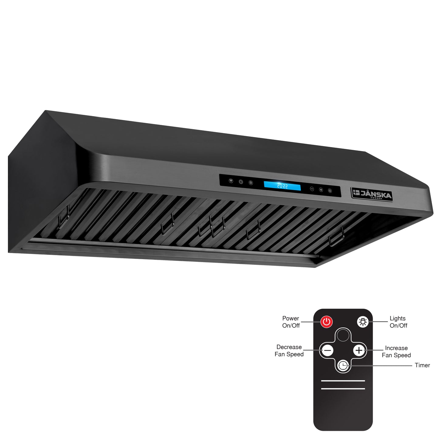 JANSKA 36 Inch Under-Cabinet Range Hood 900 CFM