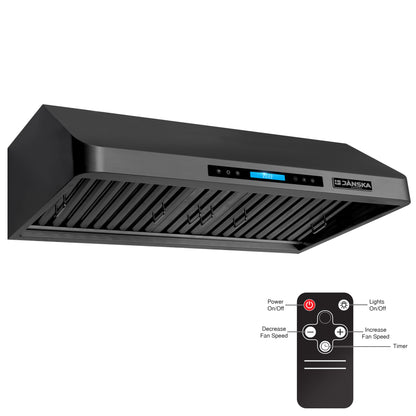 JANSKA 36 Inch Under-Cabinet Range Hood 900 CFM