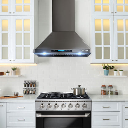 JANSKA 36 Inch Wall Mount Range Hood 870 CFM