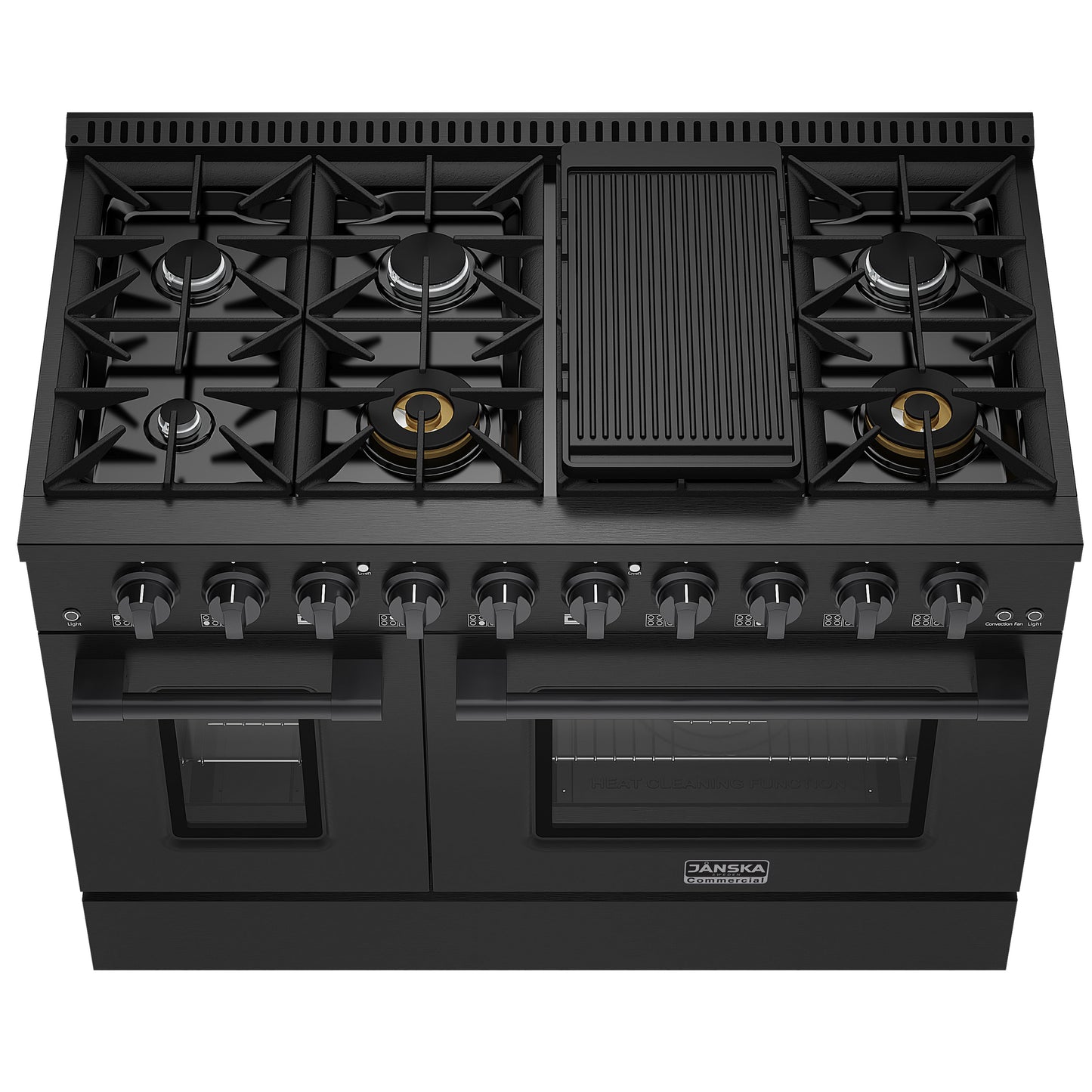 JANSKA 48 Inch Professional 8-Burner Gas Range