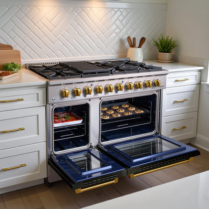 JANSKA 48 Inch Professional 8-Burner Gas Range