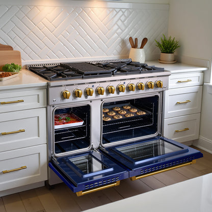 JANSKA 48 Inch Professional 8-Burner Gas Range