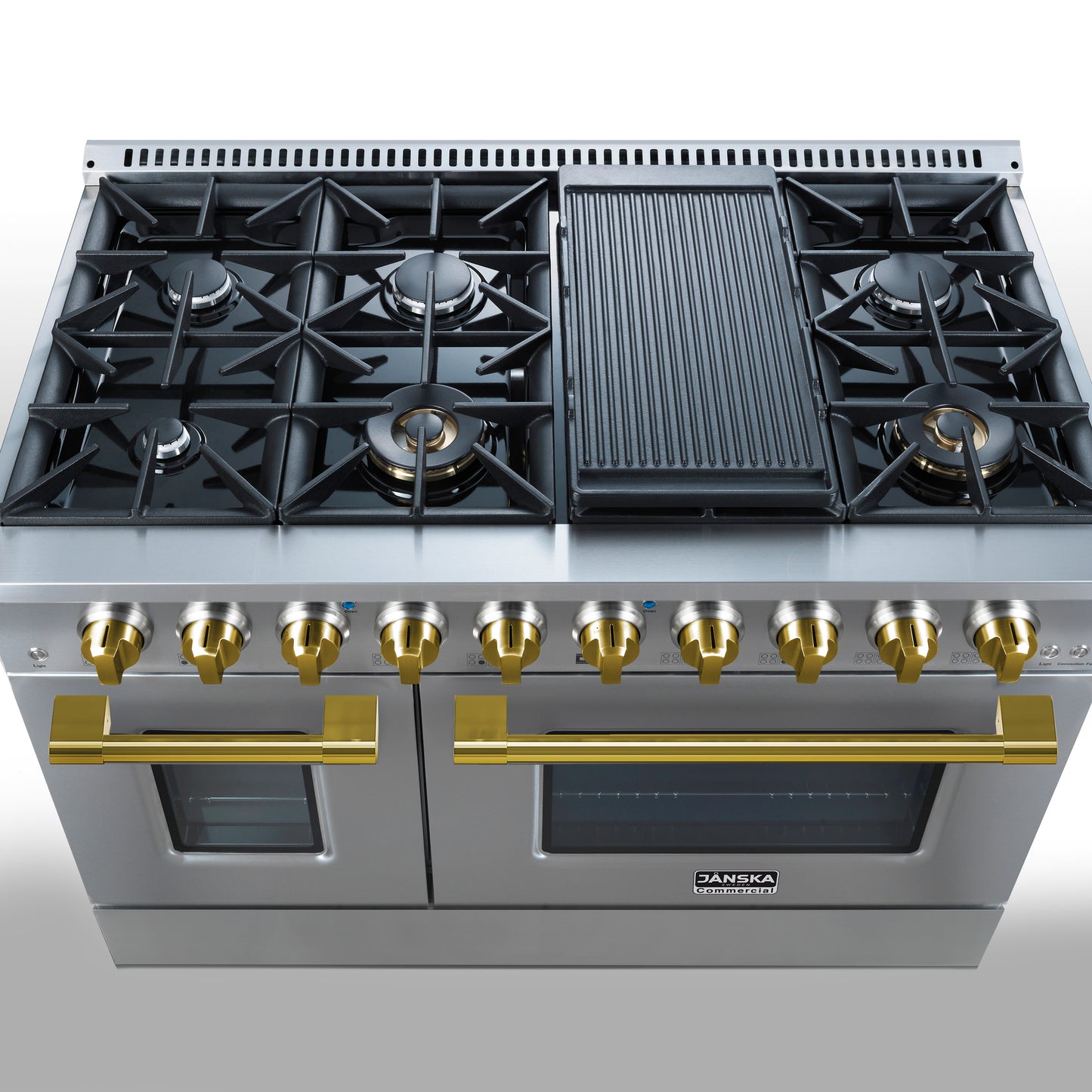 JANSKA 48 Inch Professional 8-Burner Gas Range