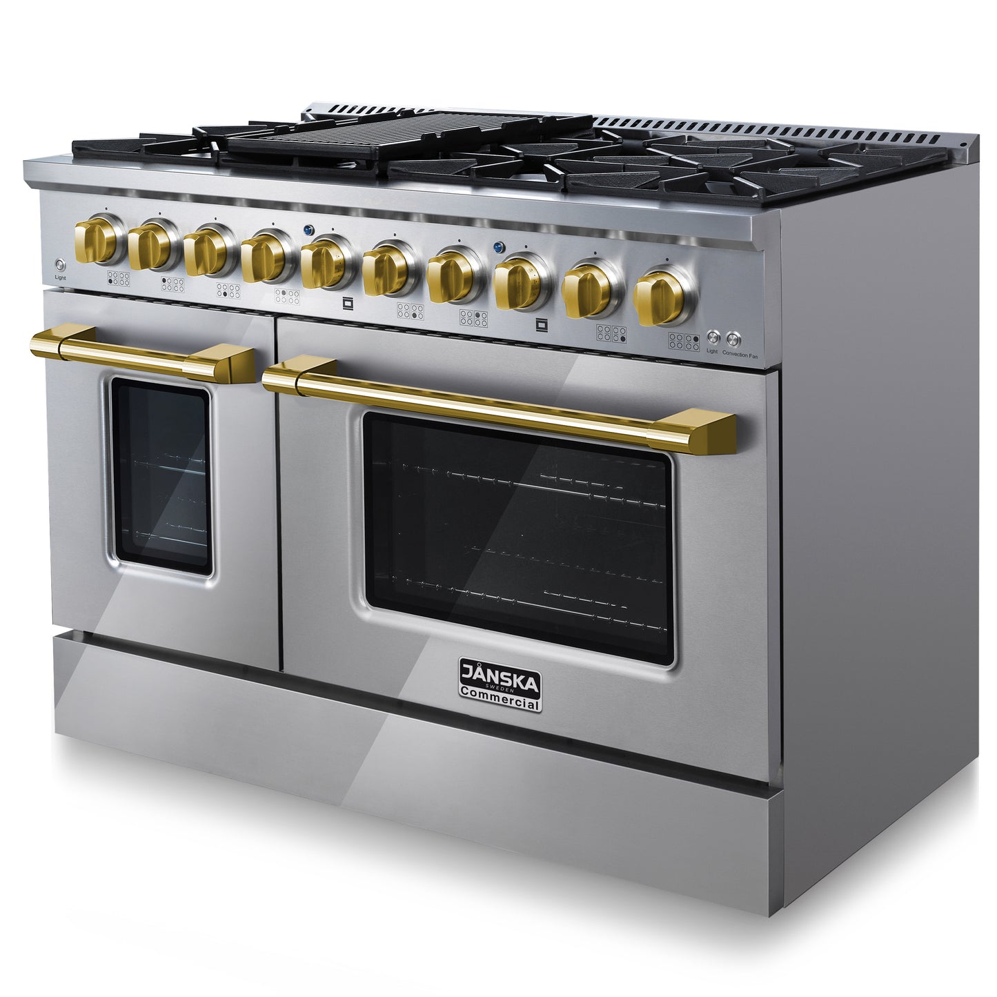 JANSKA 48 Inch Professional 8-Burner Gas Range