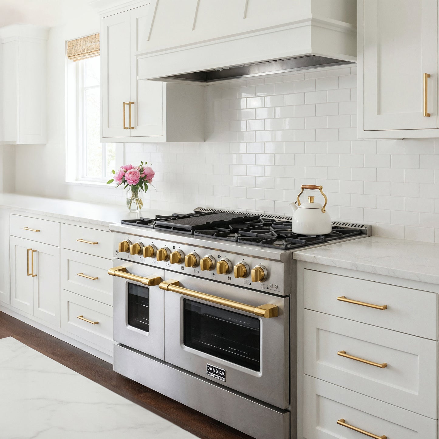 JANSKA 48 Inch Professional 8-Burner Gas Range