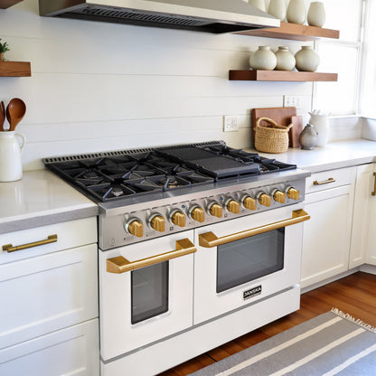 JANSKA 48 Inch Professional 8-Burner Gas Range