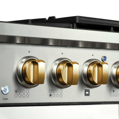 JANSKA 48 Inch Professional 8-Burner Gas Range