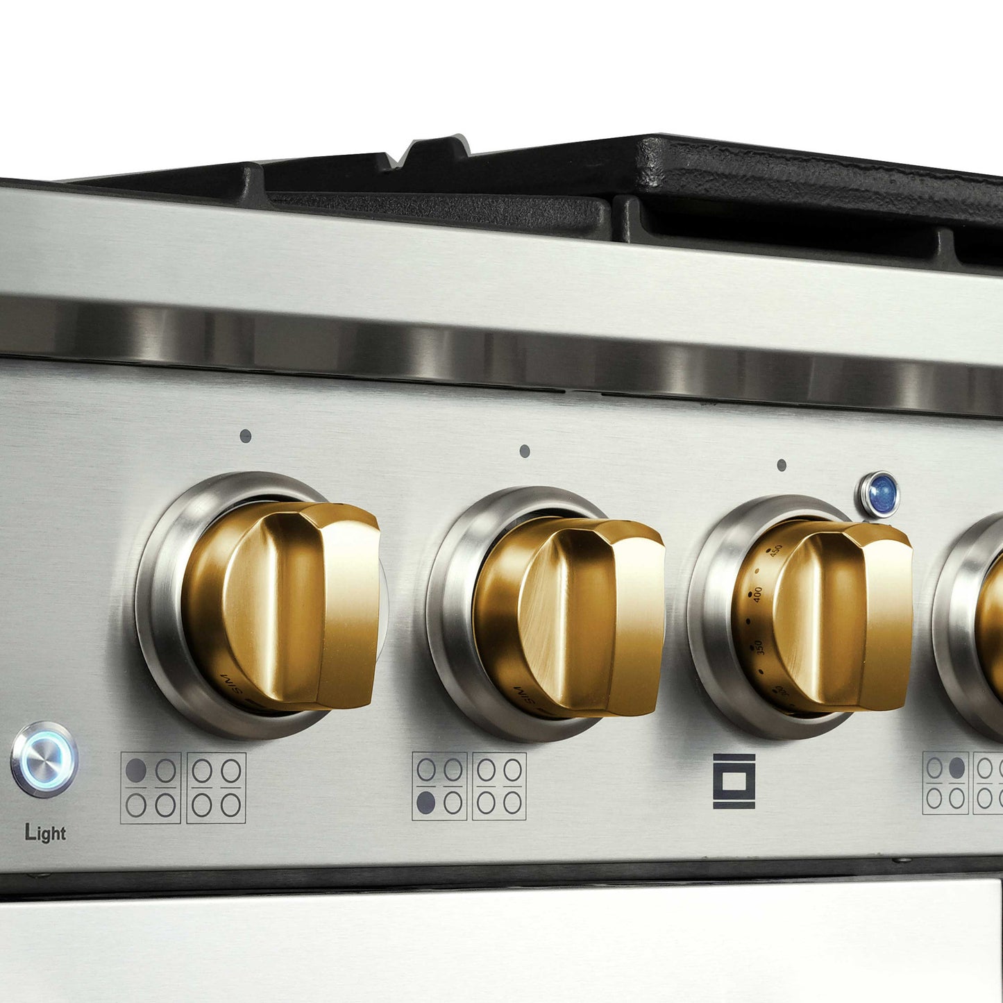 JANSKA 48 Inch Professional 8-Burner Dual Fuel Range