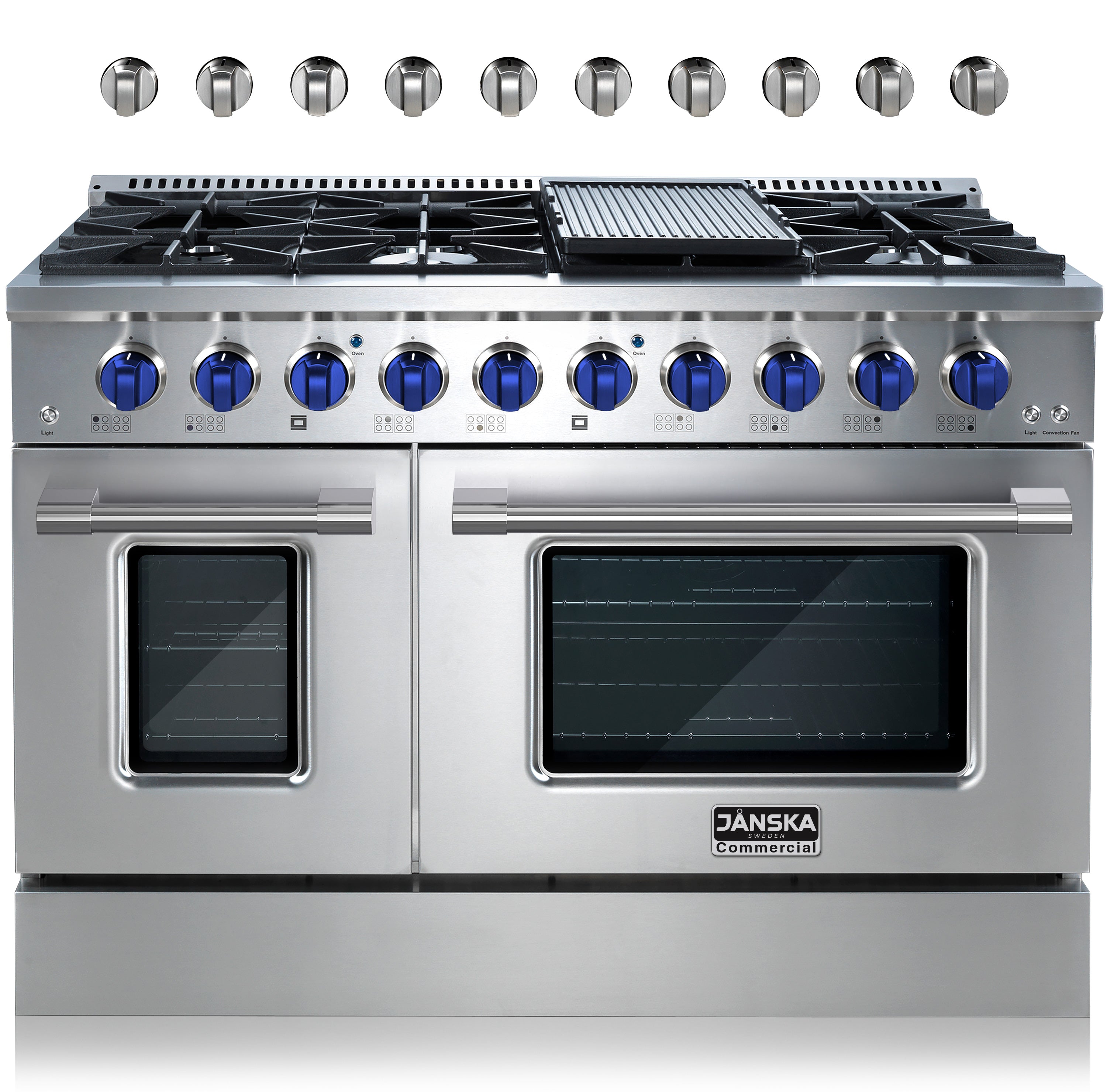 JANSKA 48 Inch Professional 8-Burner Gas Range – Janska