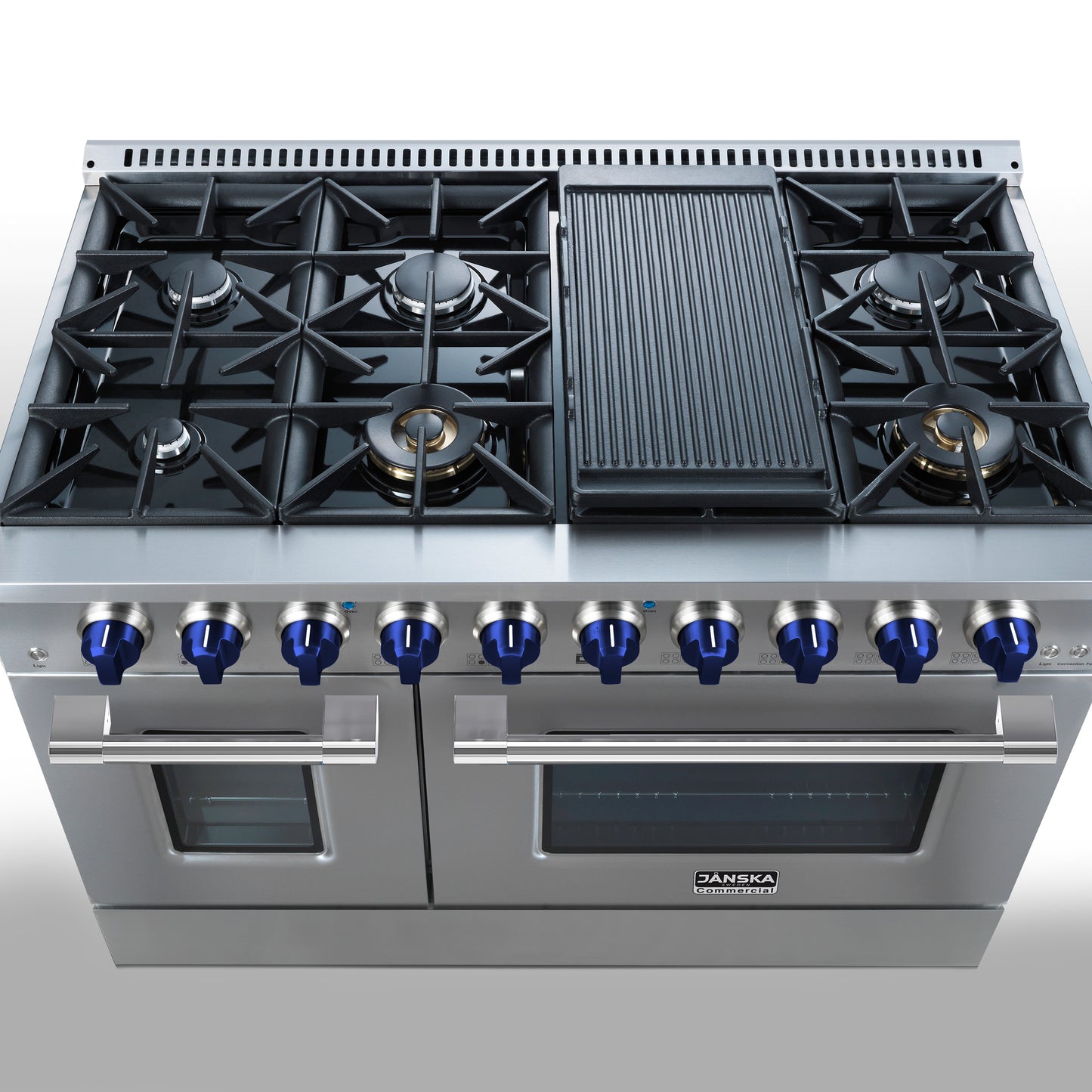 JANSKA 48 Inch Professional 8-Burner Gas Range