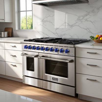 JANSKA 48 Inch Professional 8-Burner Gas Range