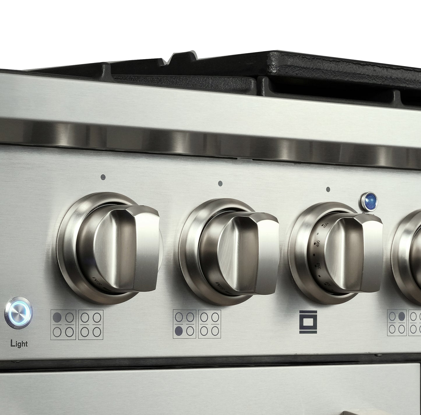 JANSKA 48 Inch Professional 8-Burner Dual Fuel Range
