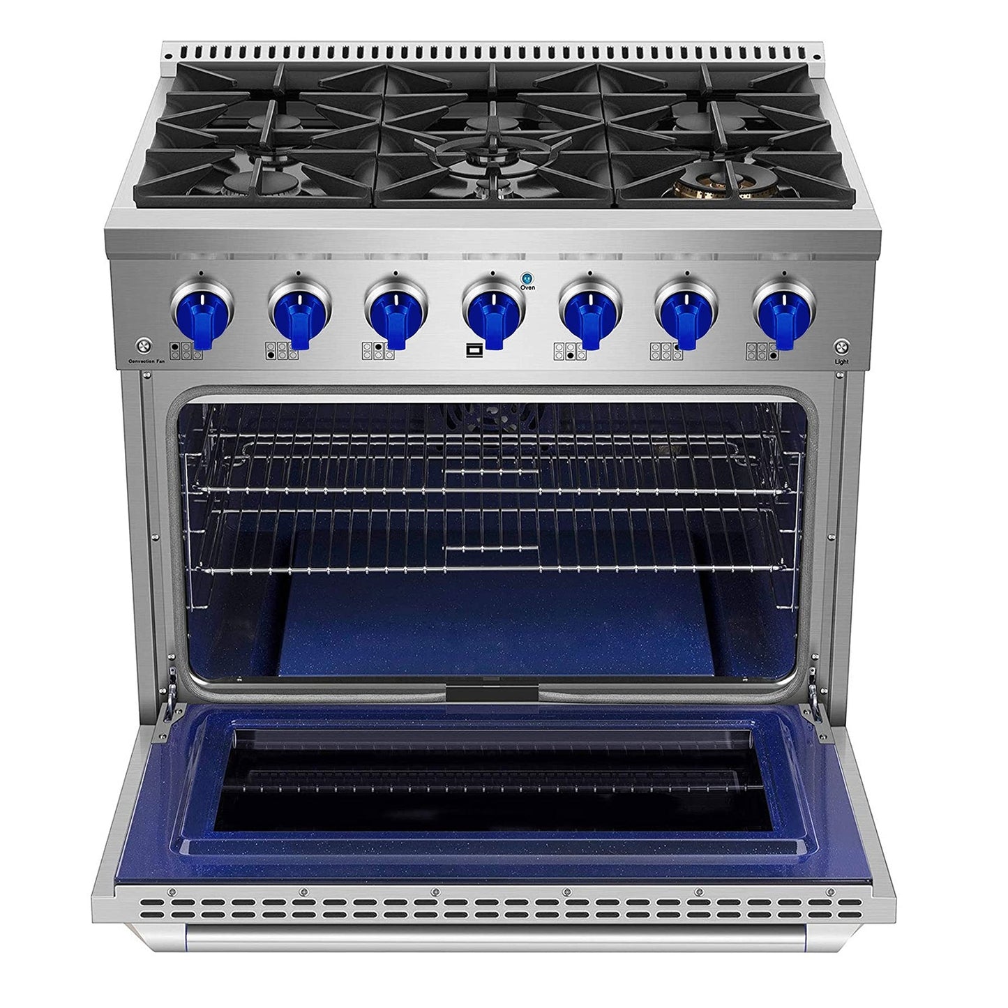 Mueller by JANSKA Professional Series 36 Inch Freestanding Gas Range